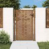 vidaXL Portail de jardin 100x125 cm en acier Corten, design carré