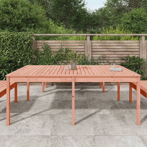 vidaXL Table de jardin 203,5x100x76 cm bois massif de douglas