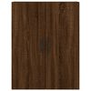vidaXL Armoires murales 2 pcs ch&ecirc;ne marron 69,5x34x90 cm