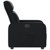 vidaXL Fauteuil inclinable &eacute;lectrique Noir Similicuir