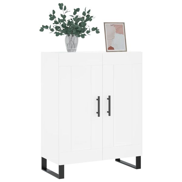 vidaXL Buffet blanc 69,5x34x90 cm bois d'ing&eacute;nierie