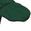 vidaXL Couverture &Eacute;quine Vert fonc&eacute; complet 155 cm Fleece polaire