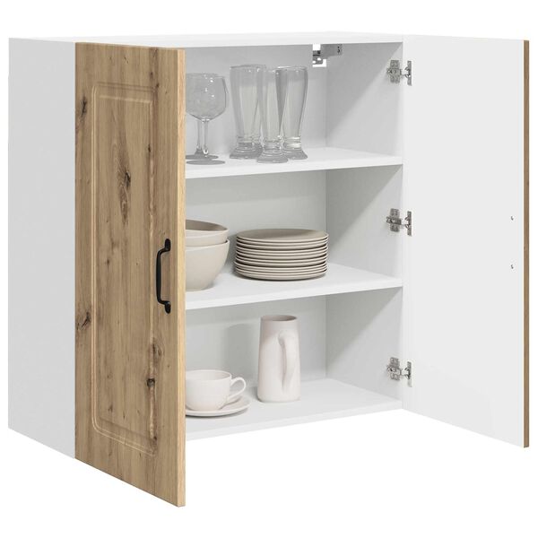 vidaXL Armoire de cuisine Kalmar Ch&ecirc;ne artisanal 80 x 31 x 80 cm
