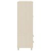 vidaXL Garde-robe HAMAR Marron miel 99x45x137 cm Bois massif de pin