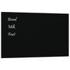 vidaXL Tableau noir magn&eacute;tique mural noir 100x60 cm verre tremp&eacute;