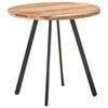 vidaXL Table de salle &agrave; manger 80 cm Bois d'acacia solide