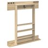 vidaXL Support de queue de billard Bois d'ing&eacute;nierie 93 x 12 x 103 cm