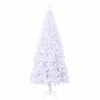 vidaXL Sapin de Noël artificiel avec 300 LED Blanc 210 cm PVC et Acier