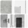 vidaXL Haut Armoire avec &eacute;tag&egrave;re FLORIN Gris b&eacute;ton 60 x 35 x 182 cm