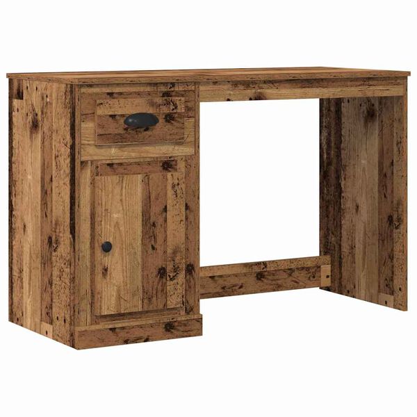 vidaXL Bureau Bois Ancien 50 x 115 x 75 cm Bois d'ing&eacute;nierie
