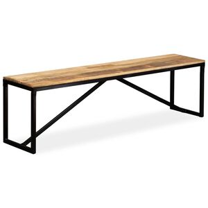 vidaXL Banc Bois de manguier massif 160x35x45 cm