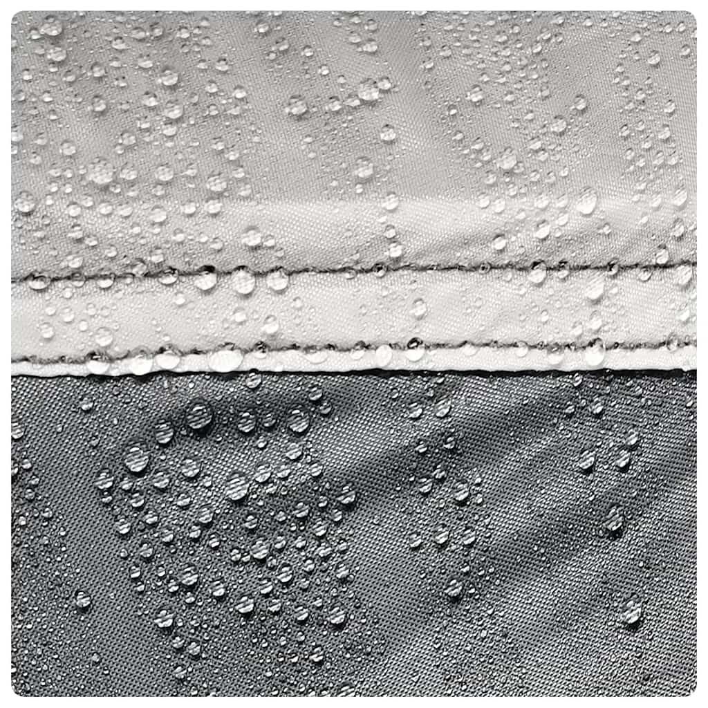 vidaXL Tente de plage 2 personnes gris libération rapide imperméable