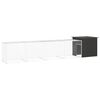 vidaXL Poulailler Anthracite 500x91x100 cm Acier galvanis&eacute;