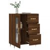 vidaXL Buffet chêne marron 69,5x34x90 cm bois d'ingénierie