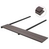 vidaXL Planche de terrasse 6 pcs Marron fonc&eacute; WPC