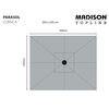 Madison Parasol de jardin Corsica 200x250 cm gris
