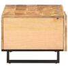 vidaXL Table basse 100x55x40 cm bois de manguier massif brut