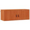 vidaXL Meuble mural 2 pc Cire marron 80 x 30 x 30 cm