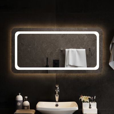 vidaXL Miroir de salle de bain à LED 100x50 cm