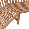vidaXL Banc d'angle de jardin 202x202x90 cm Bois de teck solide
