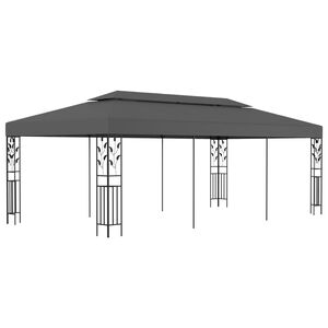 vidaXL Belv&eacute;d&egrave;re 3x6 m Anthracite