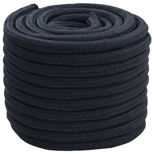 vidaXL Corde de bateau 2.5 mm 50 m Bleu royal Polyester