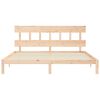 vidaXL Cadre de lit sans matelas 200x200 cm bois massif de pin