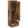 vidaXL Buffet haut chêne fumé 29,5x34x119,5 cm bois d'ingénierie