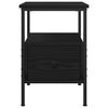 vidaXL Cabinet de chevet Ch&ecirc;ne noir 34 x 36 x 50 cm Bois d'ing&eacute;nierie