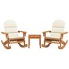 vidaXL Ensemble de salon de jardin Adirondack 3 pcs bois acacia solide