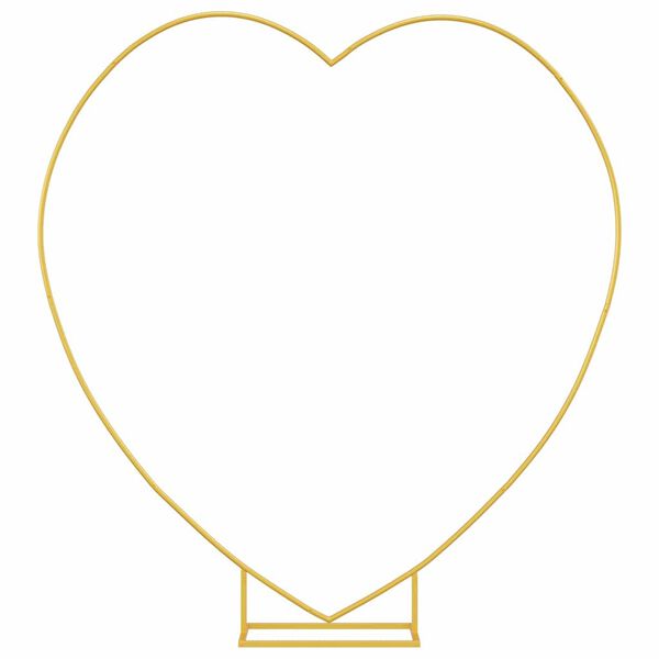 vidaXL Arche de mariage Dor&eacute; 195 x 35 x 211 cm Acier