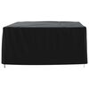 vidaXL Housse de salon de jardin noir 315x180x74 cm oxford 420D