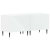 vidaXL Meuble TV Blanc Bois d'ing&eacute;nierie