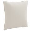 vidaXL Coussin de dos PUTTEN 100 % polyester Blanc 40 x 40 x 15 cm