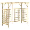 vidaXL Pergola de jardin pour poubelles triples Bois de pin impr&eacute;gn&eacute;