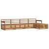 vidaXL Ensemble de canap&eacute;s d'ext&eacute;rieur 5 pc Naturel