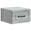 vidaXL Cabinet de chevet mural Sonoma gris 34,5 x 33 x 20 cm