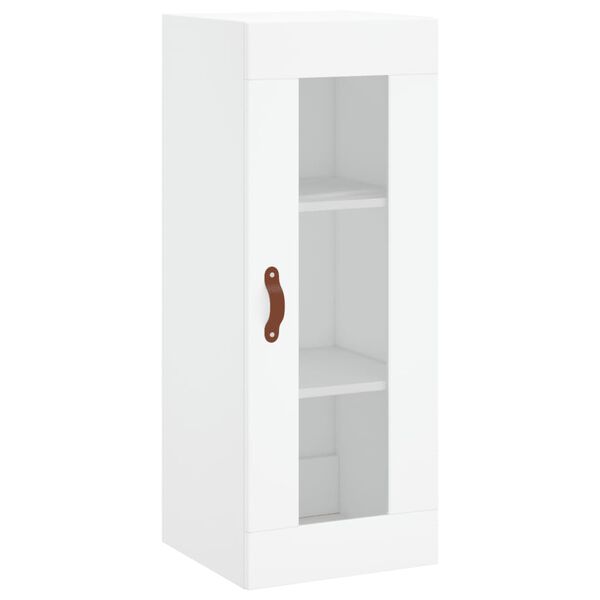 vidaXL Armoire murale blanc 34,5x34x90 cm