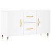 vidaXL Buffet blanc 100x36x60 cm bois d'ing&eacute;nierie
