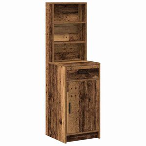 vidaXL Haut Armoire Bois ancien 40 x 40,5 x 135 cm Bois d'ingénierie