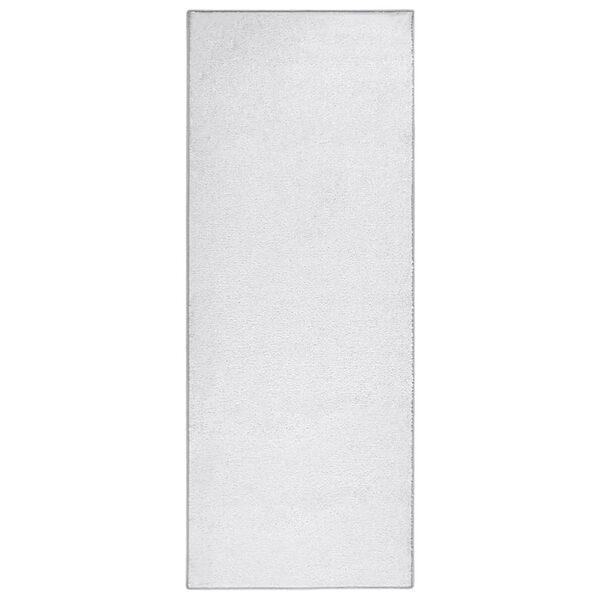 vidaXL Tapis &agrave; poils souples antid&eacute;rapant 57x150 cm Gris clair