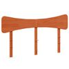 vidaXL T&ecirc;te de lit cire marron 160 cm bois massif de pin