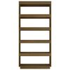 vidaXL Bibliothèque/Séparateur de pièce Marron miel 80x35x167 cm Pin
