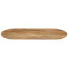 vidaXL Dessus de table 110x50x3,8 cm ovale bois massif de manguier