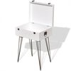 vidaXL Tables de chevet 2 pcs 40x30x57 cm Blanc
