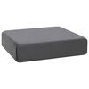 vidaXL Coussin d&rsquo;assise 40 x 40 x 10 cm Mousse PU Gris