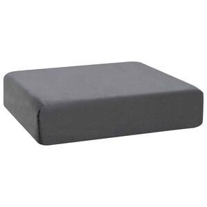 vidaXL Coussin d&rsquo;assise 40 x 40 x 10 cm Mousse PU Gris
