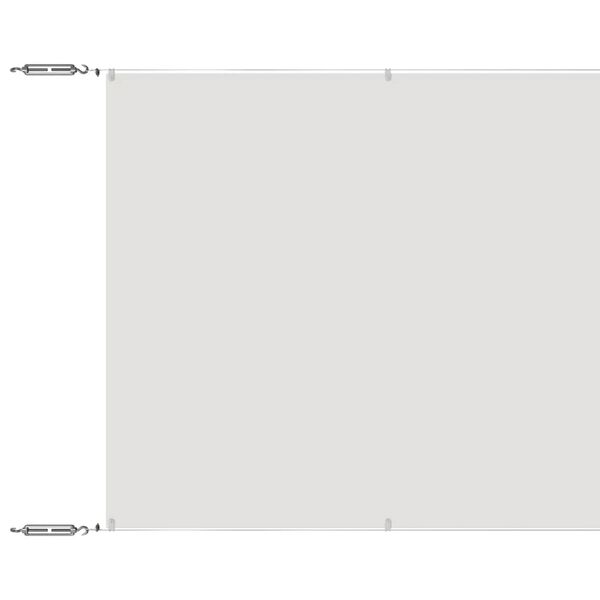 vidaXL Auvent vertical Blanc 100x1200 cm Tissu oxford