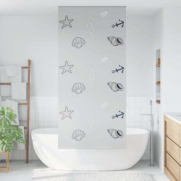 vidaXL Store enrouleur de douche 90x240 cm largeur du tissu 86 cm