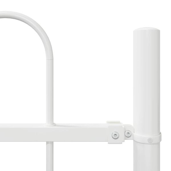 vidaXL Cl&ocirc;ture de jardin 4 pcs Blanc 6,8 x 1,2 m
